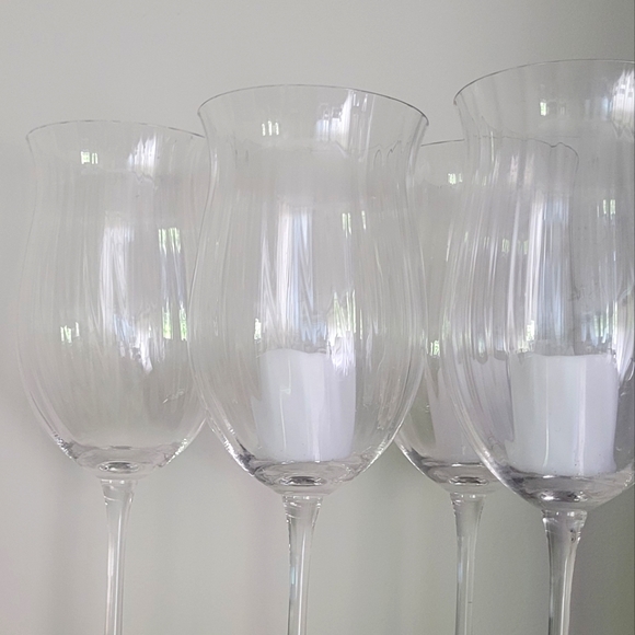 Gorgeous Crystal Wine 11" Glasses...set of 4 - Picture 1 of 2